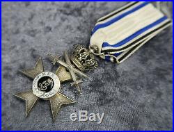 WW1 German medal badge enamel WW2 military Army cross Bavarian Merit order sword