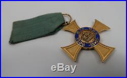 WW1 German pin Prussian cross badge medal WW2 Royal Order of the crown enamel