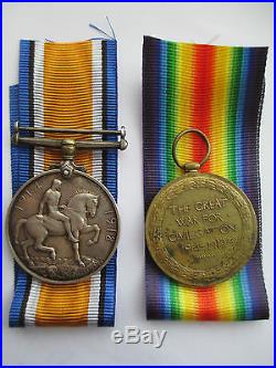 WW1 Great War Medals BWM & Victory New Zealand Rifle Brigade KILLED DoW. OFFICER