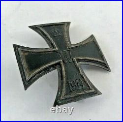 WW1 Imperial German Iron Cross Soldier Medal Badge Dated 1914 World War 1