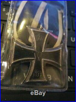 WW1 Imperial German badge Knight Iron cross 1914 award WWII medal ribbon
