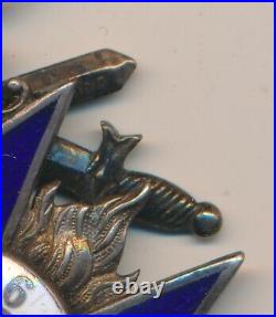 WW1 Imperial German bavarian war merit cross badge medal enamel ribbon bar pin