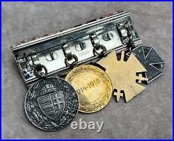 WW1 Imperial German pin cross badge medal uniform WW2 Vet iron parade ribbon bar