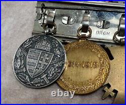 WW1 Imperial German pin cross badge medal uniform WW2 Vet iron parade ribbon bar