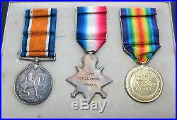 Ww1 Medals. Captain Eastwood Liverpool Regt. Killed In Action 20/9/1917.6th Bn