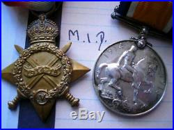 WW1 MID MSM bravery medal group Sgt Gostling MGC 7th Suffolk Regiment