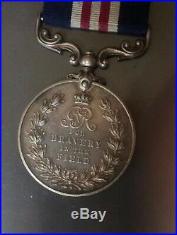 WW1 MILITARY MEDAL MM FOR BRAVERY IN THE FIELD Un-named immediate award