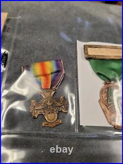WW1 Medal Grouping 361st Infantry WIA 91st Division Oregon Veteran Rare Grouping