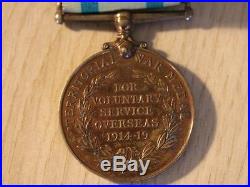 WW1 Medals 368330 Gunner Ralph Bews Royal Artillery Gallipoli Star AN49