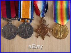 WW1 Medals Corporal James J Kirkpatrick Kings Own Scottish Borderers DCM