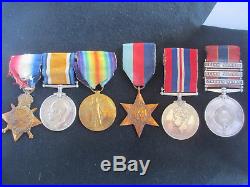 WW1 Medals Hampshire/Royal Air Force/National Fire Brigade 30 yrs service. HALL