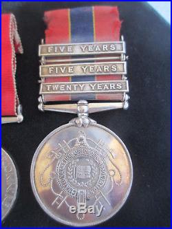 WW1 Medals Hampshire/Royal Air Force/National Fire Brigade 30 yrs service. HALL