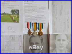 WW1 Medals Lieutenant Goodall South African Infantry Manchester University KIA