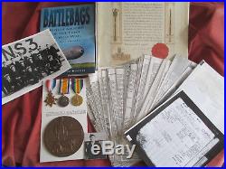 WW1 Medals/Plaque/Scroll/RARE AIRSHIP CASUALTY/RN/RNAS/RAF/Chief Mechanic
