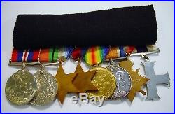 WW1 Military Cross 8 Medal Grouping with recipient serving both In R. F. A and RN