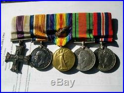 WW1 Military Cross MID medal group Lt Dunkley RE & 59th Regt from Wolverhampton