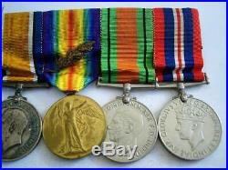 WW1 Military Cross MID medal group Major Dunkley RE & WW2 59th Staffordshire Rgt