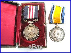 WW1 Military Medal & British War Medal To T-32683 Cpl J M Conroy. H. T. A. S. C