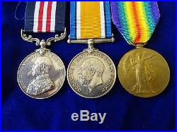 WW1 Military Medal Group with Pair Battle of Arras 1917 Lancashire Fusiliers