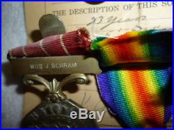 WW1 Pair & Can. Forces Medals to Schram, Canadian Engineers with Pay Books etc