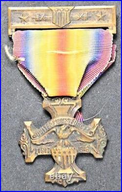 WW1 Service Medal Cross for Harrisonburg, VA Rockingham County US Vintage