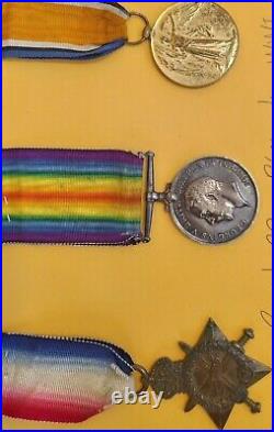 WW1 Set Three Medals Royal Canadian 22e Regiment