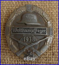 WW1 Skull LOT of 5. STORMTROOPER Medal and Badges! German Sturmtrupp Disivion