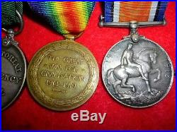 WW1 / Territorial Group of (5) Medals to Black Watch / Canadian Engineers