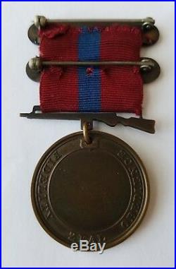 WW1 USMC Good Conduct Medal Numbered With Matching Re-enlistment Bar Engraved
