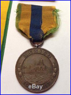 Ww1 Usn U. S. Navy 1911 1917 Mexico Service Medal George R Litton