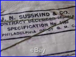 WW1 US I'd 20th Engineers Summer Tunic + trousers + paperwork + medal & Photo