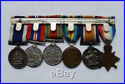 WW1 WW2 British Royal Navy Long Service Good Conduct group Six Medals