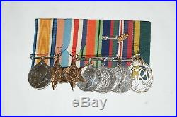 WW1 WW2 Canadian Medal Group EM Named Capt Humphreys
