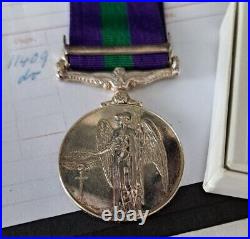 WW1 / WW2 Family Medal Group to Smallwood, GSM Canal Zone, Keele, Stoke-on-Trent