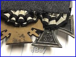 WW1 WW2 German Iron Cross 1936 Olympic Badge Medal Bar Hungary Army EK2 Police