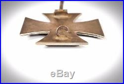 WW1/WW2 German Iron Cross 1st Class Friedrich Orth Badge Pin Medal Order Patch