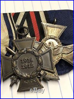 WW1 WW2 German Iron Cross EK2 Badge Medal Bar Ribbon Army Polizei Prussian