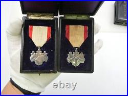 WW1 WW2 Japanese Imperial Army Orders 14 Medals and badges a lot