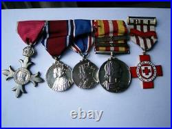 WW1 WW2 MBE British medal Nurse Matron Hughes TA Army Nursing Service from Devon