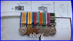 WW1 / WW2 Royal Scots / Highland Light Infantry Medal Group SMART