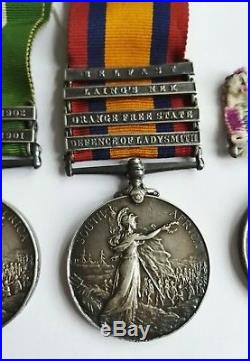WW1 York + Boer War Cavalry Medal Pair. 11th + 19th Hussars-Defence of Ladysmith