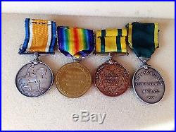 WW1 medals & The Territorial Efficiency Medal & Territorial War Medal