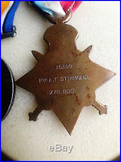 WW1 medals trio with 1914 Star and Bar Coldstream Guards