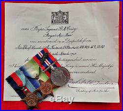 WW2 1940 Saro Lerwick RAF accidentally killed medal group Flight Sergeant Corby