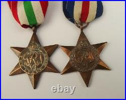 WW2 3 Star Medal Set
