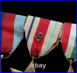 WW2 8th Army Medal Group of 5 Africa, Italy, France & Germany Stars etc