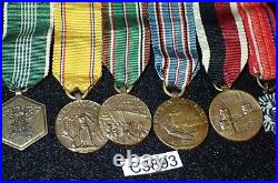 WW2 AAC Army Air Corps 8 Medal Bar LoM & ROC Order Sublime Commencement AVG Rare