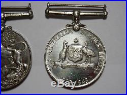 Ww2 Australian Military Medals Set Of Five Raaf Raf Airforce Plus Extras