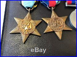 WW2 Air Crew Europe Star Medal Group Casualty Stobbs 75 RNZAF Durham