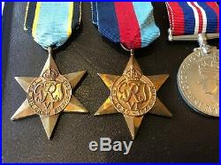 WW2 Air Crew Europe Star Medal Group RAF- Casualty Jones 10 Sqdn Cwmcoy